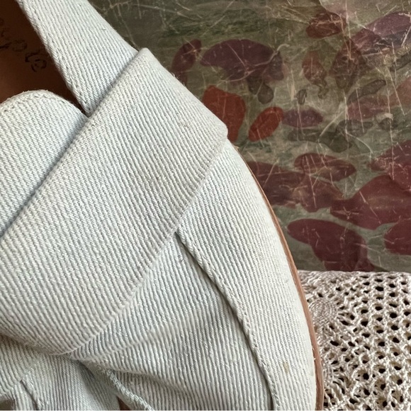 Free People At Ease Blue Denim Slip On Mules size 36 - Picture 4 of 9